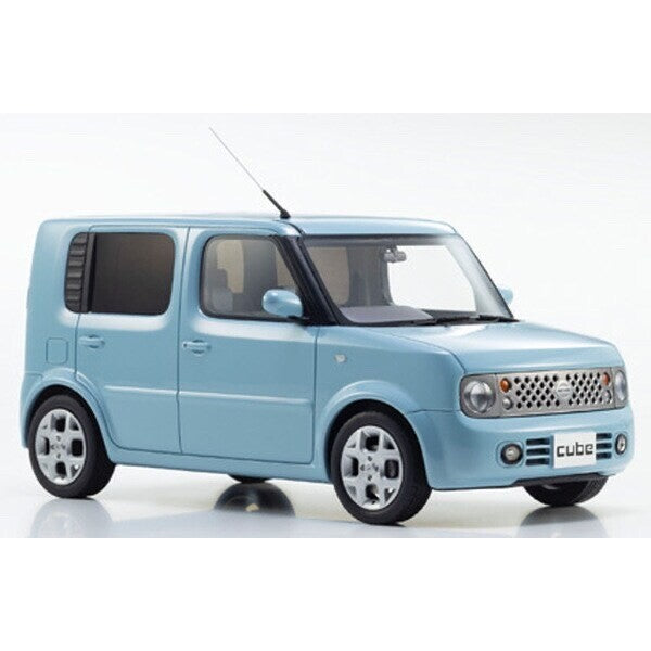 Kyosho KSR18060AB - 1/18 Nissan Cube Air Blue [Resin Cast Mini Car]