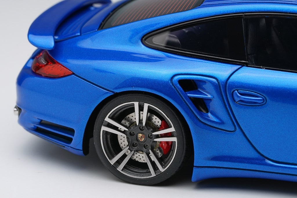 Make Up Eidolon EM619C 1/43 Porsche 911 (997.2) Turbo 2010 Aqua Blue (Resin)