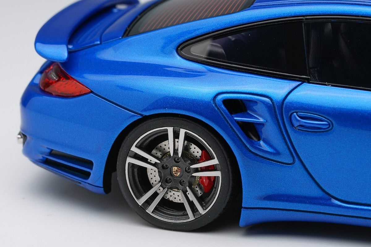 Make Up Eidolon EM619C 1/43 Porsche 911 (997.2) Turbo 2010 Aqua Blue (Resin)