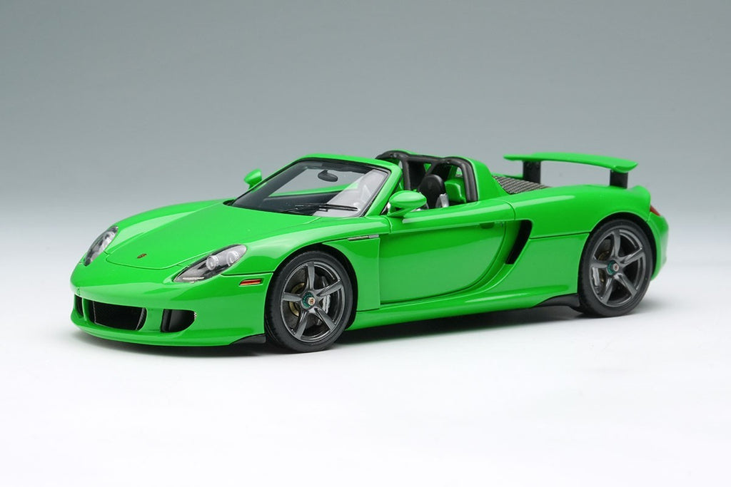 EIDOLON EM567H 1/43 Porsche Carrera GT 2004 (Rear Wing Up) (US spec) Viper Green
