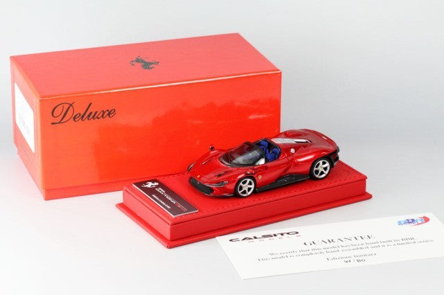 BBR Deluxe C267ADL 1/43 Ferrari Daytona SP3 Red Metallic Limited 80pcs