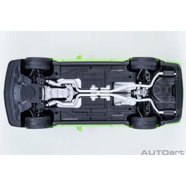 AUTOart 71769 1/18 Dodge Challenger SRT Super Stock 2023 Green Diecast