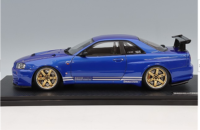 Ignition Model IG3848 1/18 Nissan TOP SECRET 34GT-R Blue Metallic