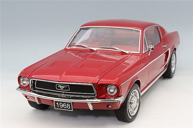KK Scale KKDC120222 1/12 Ford Mustang GT Fastback 1968 Red Diecast Opening