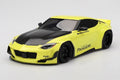 Top Speed TS0529 1/18 Pandem Nissan Z RZ34 2023 Ikazuchi Yellow Rocket Bunny