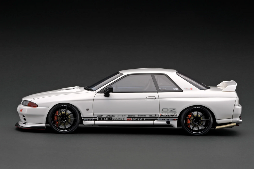 Ignition Model IG3520 1/18 TOP SECRET VR32 Nissan Skyline GT-R R32 White Resin