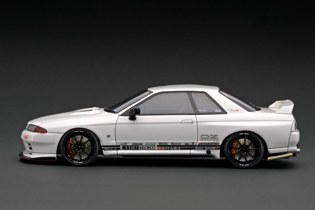 Ignition Model IG3520 1/18 TOP SECRET VR32 Nissan Skyline GT-R R32 White Resin