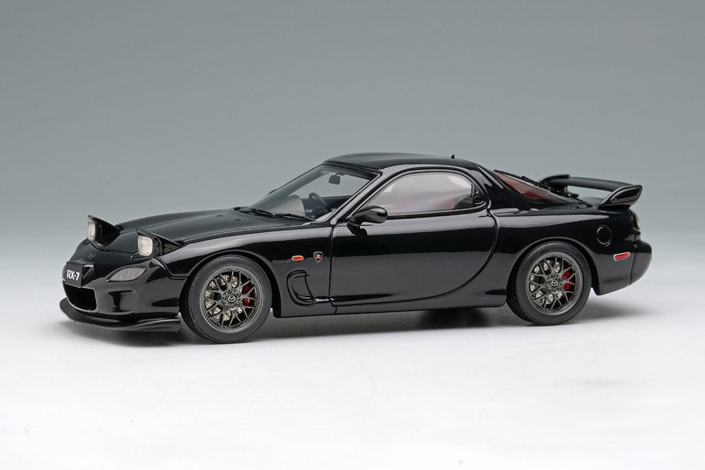 EIDOLON EM817E 1/43 Mazda RX-7 FD3S Spirit R 2002 Headlamp Open Brilliant Black