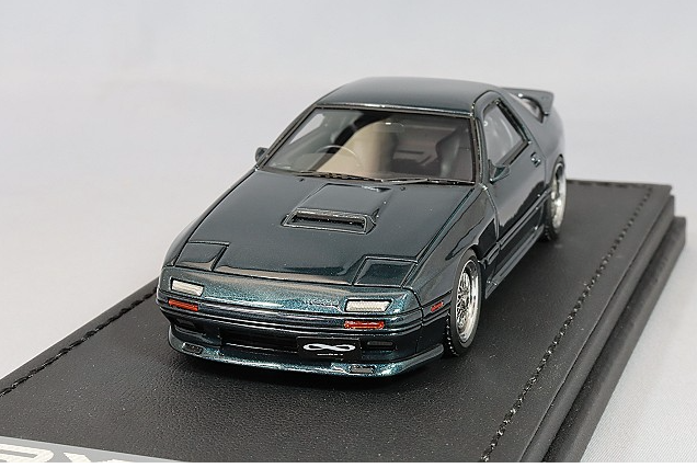 Ignition Model IG2945 1/43 Mazda Savanna RX-7 Infini FC3S Green BBS RS