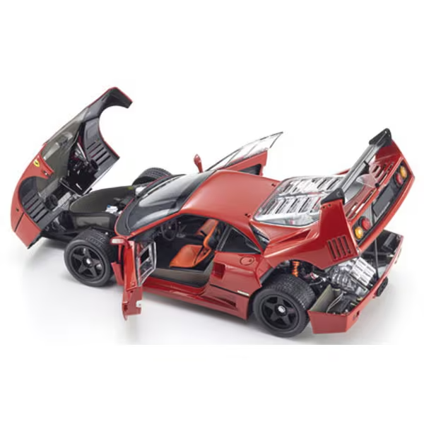 Kyosho KS08416RLM 1/18 Ferrari F40 Lightweight LM Wing Red Die-cast Model Car