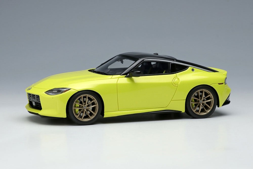 Make Up EIDOLON EM639 1/43 Nissan Z Proto Spec Ikazuchi Yellow/Black 2023