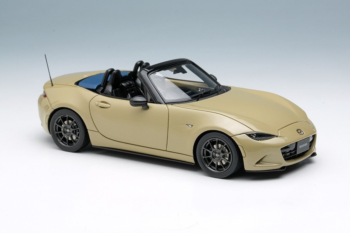 Make Up EIDOLON EM764G 1/43 Mazda Roadster ND 990S 2022 Zircon Sand Metallic