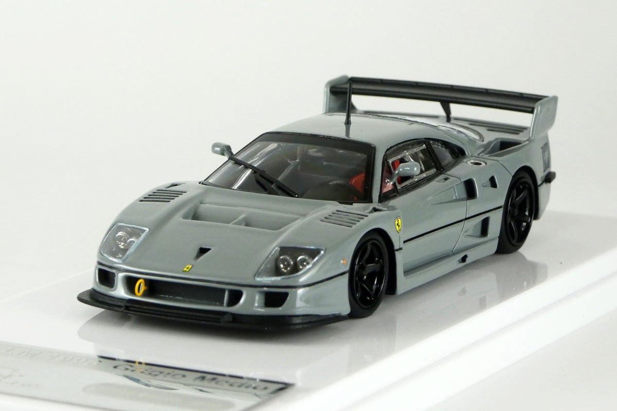 Tecno Model TM43-67E 1/43 Ferrari F40 LM Press 1996 Middle Gray Black Resin