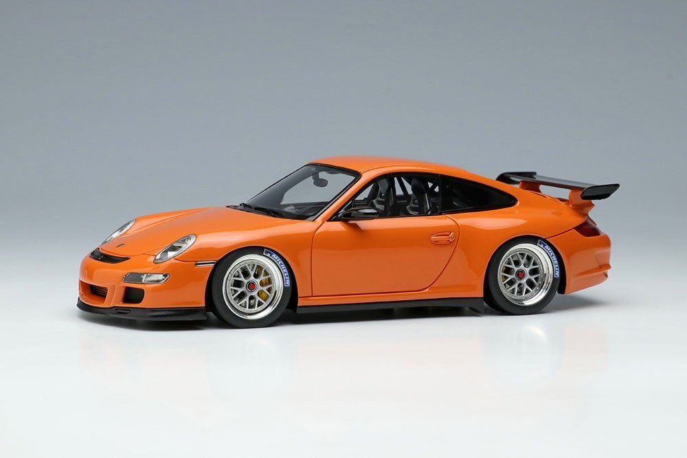 EIDOLON EM710D 1/43 Porsche 911 997 GT3 RS BBS Cup Wheel Orange Limited 60pcs