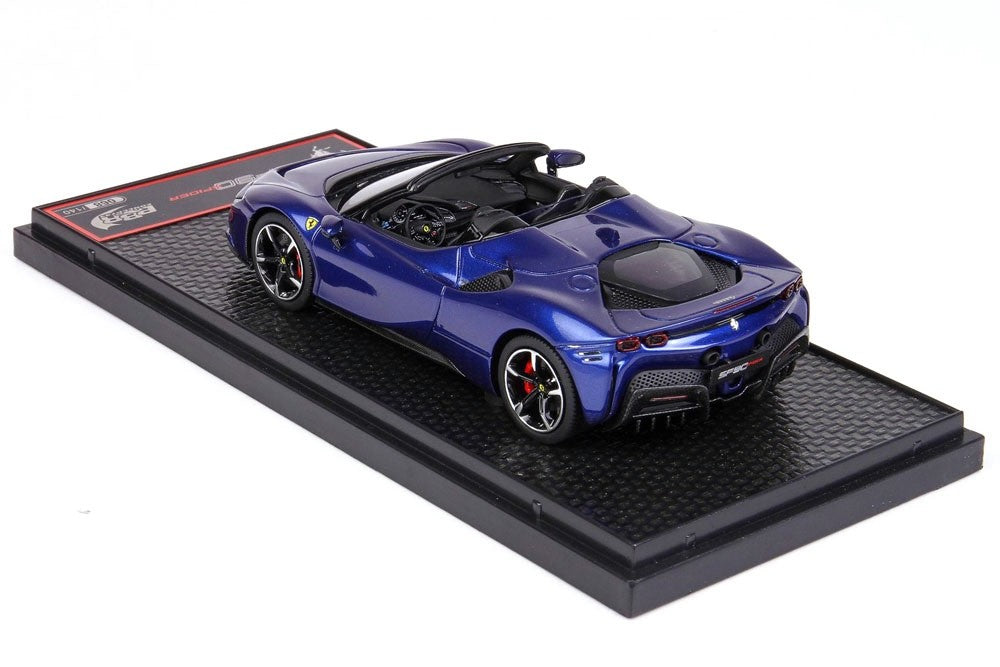 BBR BBRC244B 1/43 Ferrari SF90 Spider Blu Elettrico Metallic Blue Resin Ltd 140
