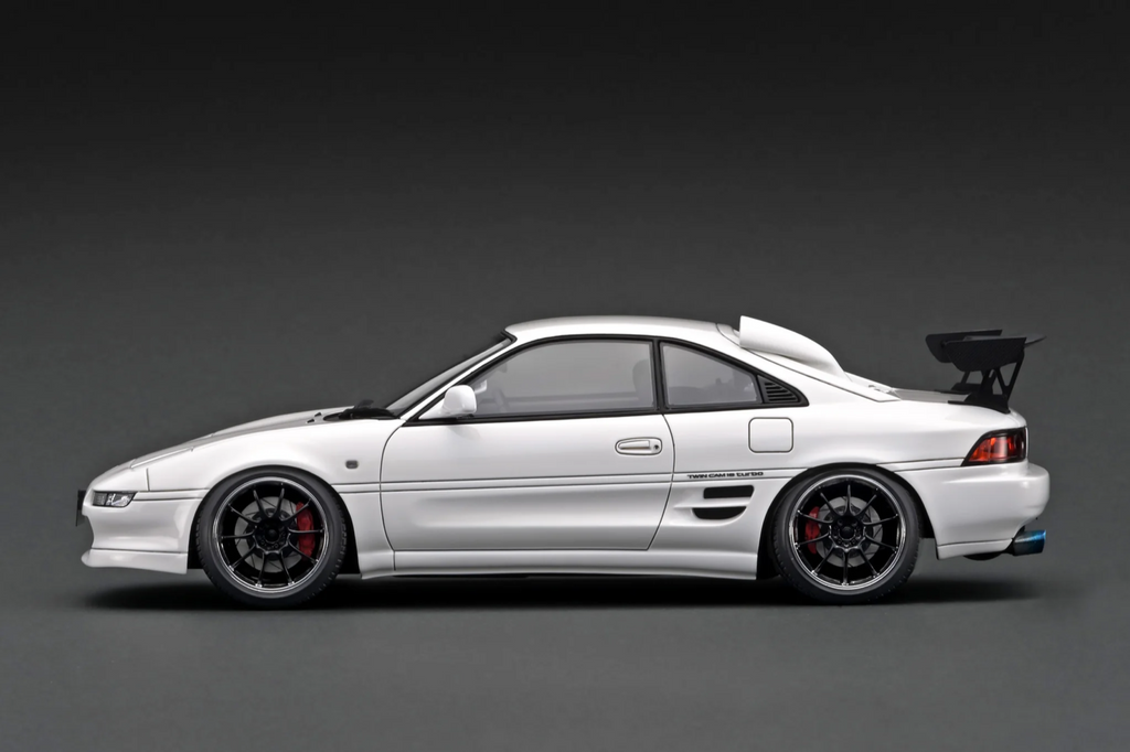 Ignition Model IG3336 1/18 Toyota MR2 SW20 GT Wing CE28 White Resin