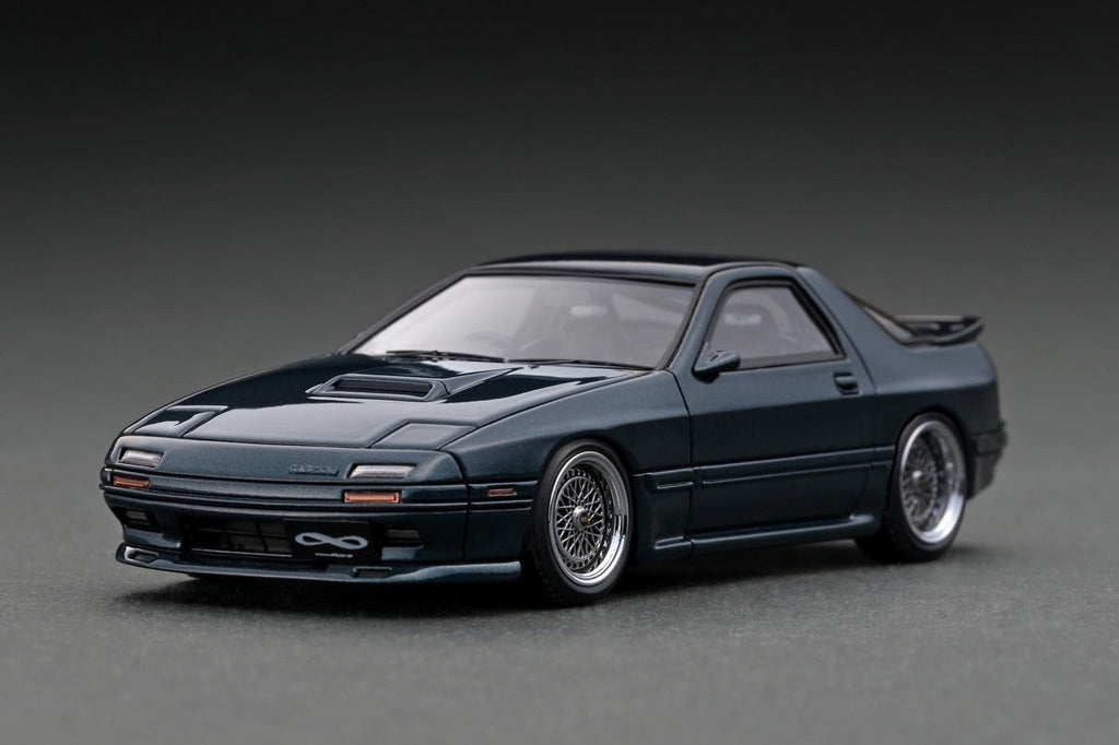 Ignition Model IG2945 1/43 Mazda Savanna RX-7 Infini FC3S Green BBS RS