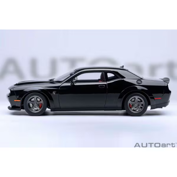 AUTOart 71765 1/18 Dodge Challenger SRT Super Stock 2023 Black Diecast