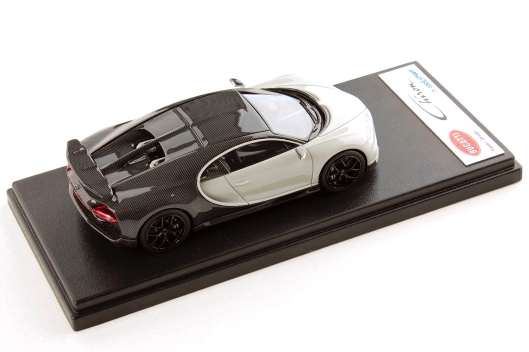 Looksmart LS490C 1/43 Bugatti Chiron Sport 2018 Grey Carbon Gris Rafale Metal