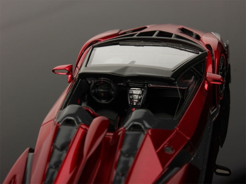 Looksmart LS429A 1/43 Lamborghini Veneno Roadster Rosso Veneno Red Resin