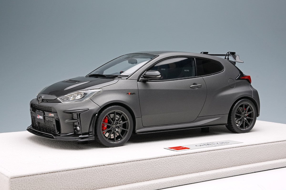 EIDOLON EML133A 1/18 Toyota GRMN Yaris Circuit Package 2022 Matte Steel