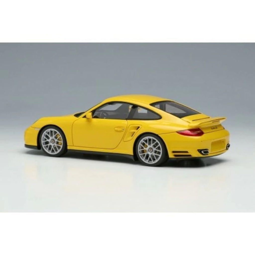 Make Up EIDOLON EM604J 1/43 Porsche 911 997.2 Turbo S Speed Yellow 2011