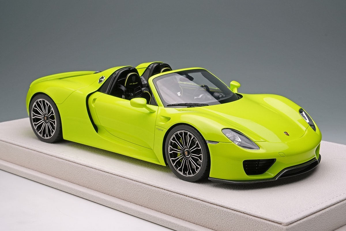 EIDOLON EML045G 1/18 Porsche 918 Spyder 2011 Acid Green Resin Limited 100pcs
