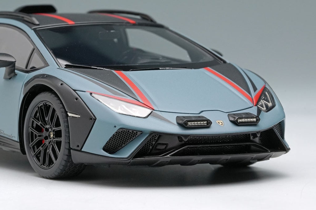 EIDOLON EM738H 1/43 Lamborghini Huracan Sterrato 2024 Grigio Vulcano Stripe Resi