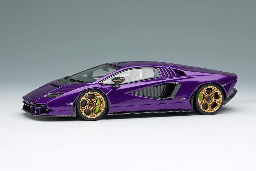 EIDOLON EM740E 1/43 Lamborghini Countach LPI 800-4 2022 Viola Pasifae Resin Car