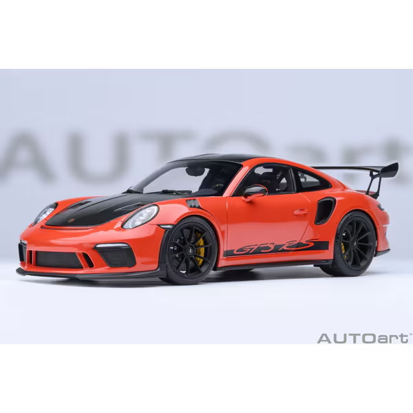 AUTOart 78177 1/18 Porsche 911 991.2 GT3 RS Weissach Orange Diecast