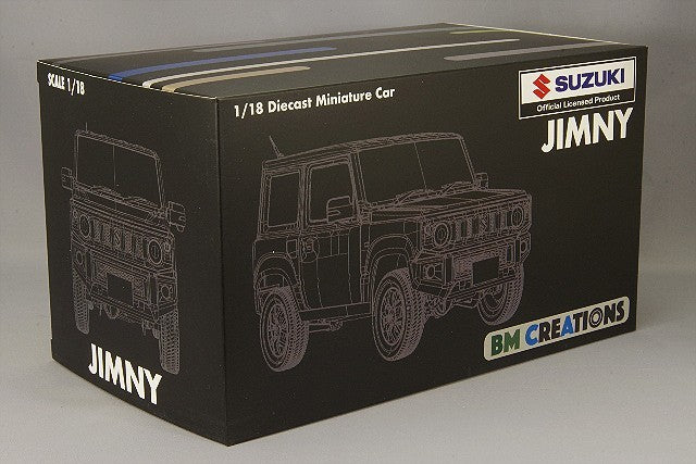 BM CREATIONS BMC18B0017 1/18 Suzuki Jimny JB64 White Die-cast
