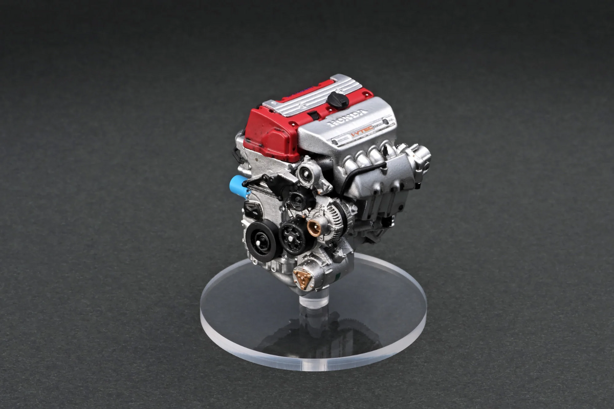 Ignition Model IG2833 1/18 Honda Civic FD2 Type R White + K20A VTEC Engine JDM