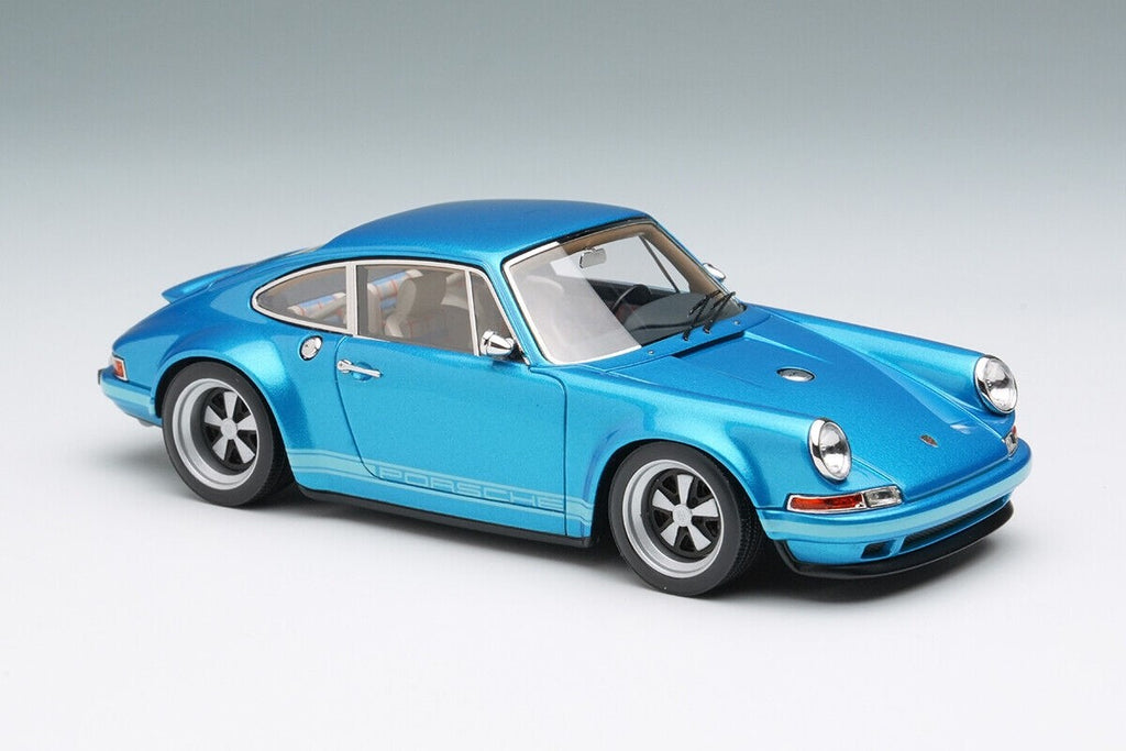 Make Up VISION VM111V 1/43 Singer 911 (964) Coupe – Light Blue Metallic