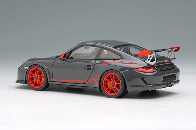 EIDOLON EM603A 1/43 Porsche 911(997.2) GT3 RS 2010 Gray Black / Red Stripe