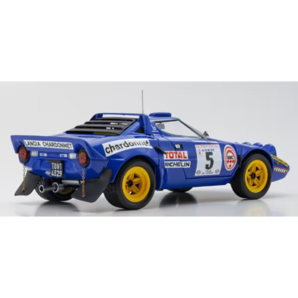 KYOSHO KS08130C - 1/18 Lancia Stratos HF 1976 Tour de Corse #5[Diecast Mini Car]