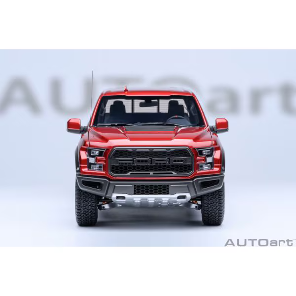 AUTOart 72948 1/18 Ford F-150 Raptor SuperCrew 2019 Red Diecast