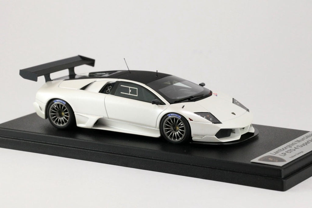 Looksmart LS379D 1/43 Lamborghini Murcielago LP670-4 SV 2009 Pearl White Ltd 25