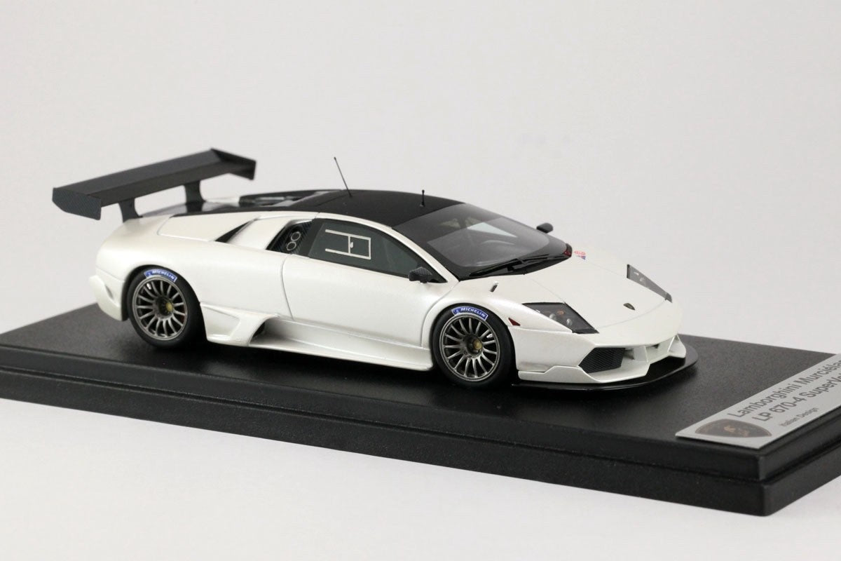 Looksmart LS379D 1/43 Lamborghini Murcielago LP670-4 SV 2009 Pearl White Ltd 25