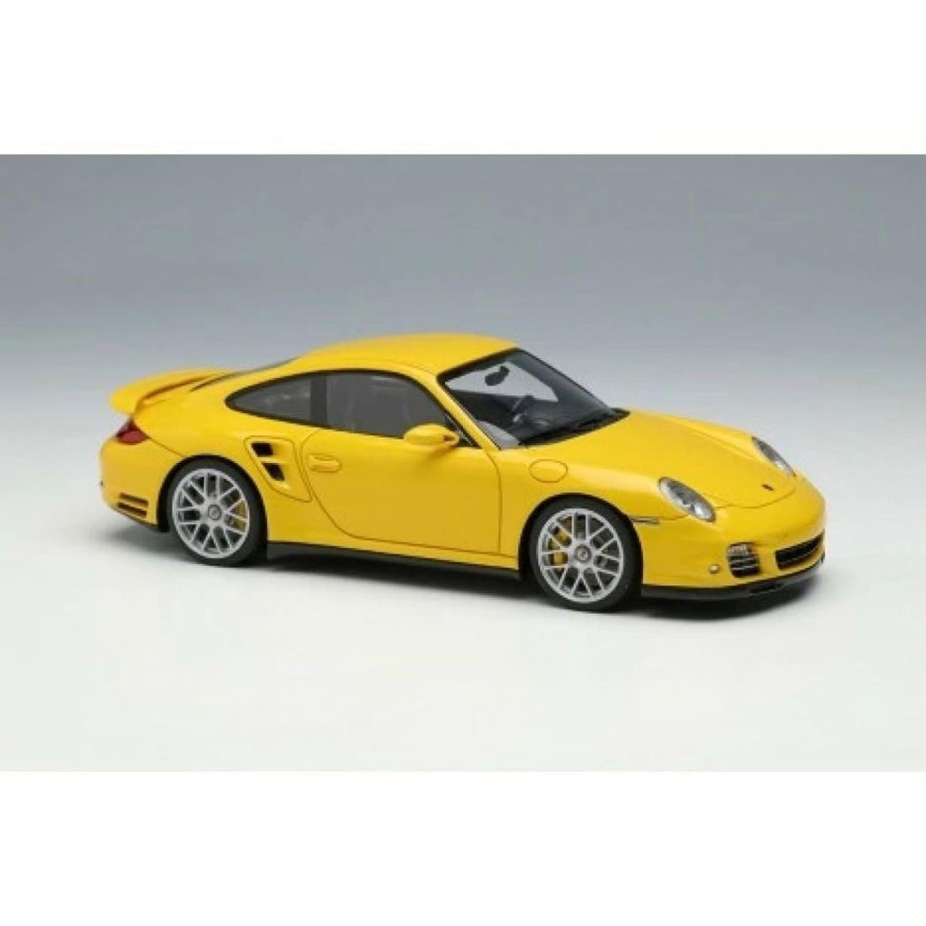Make Up EIDOLON EM604J 1/43 Porsche 911 997.2 Turbo S Speed Yellow 2011