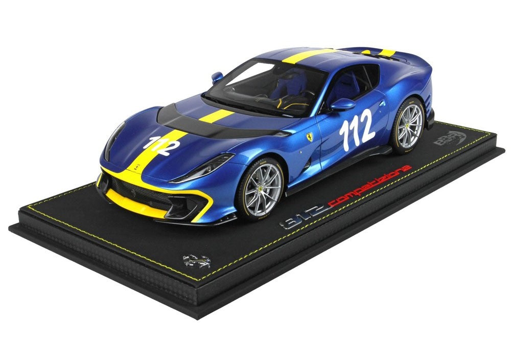 BBR P18207TFV 1/18 Ferrari 812 Competizione Tailor Made Targa Florio #112 Resin