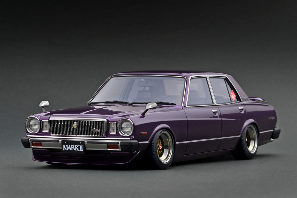 Ignition Model IG3431 1/18 Toyota Mark II Grande MX41 Shakotan Purple Resin