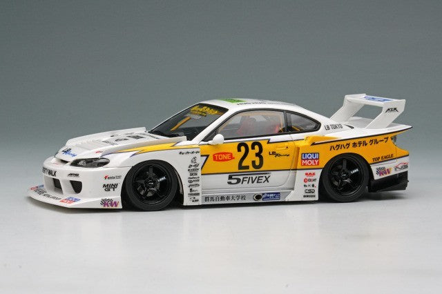 EIDOLON LB026 1/43 Nissan LB-Super Silhouette S15 Silvia White / Yellow Ltd 200
