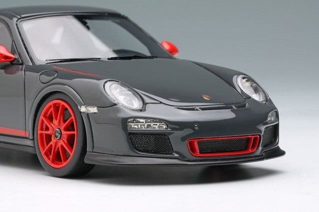 EIDOLON EM603A 1/43 Porsche 911(997.2) GT3 RS 2010 Gray Black / Red Stripe