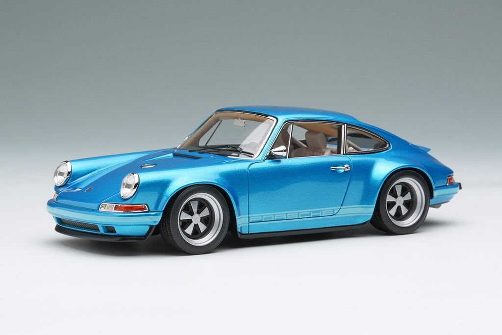 Make Up VISION VM111V 1/43 Singer 911 (964) Coupe – Light Blue Metallic