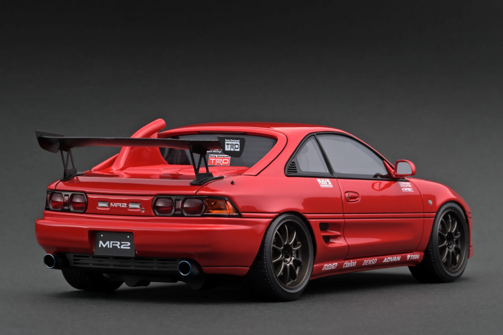 Ignition Model IG3338 1/18 Toyota MR2 SW20 GT Wing CE28 Red Resin