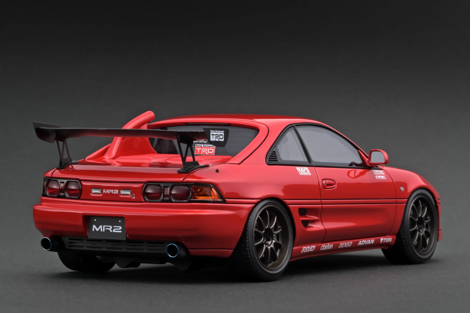Ignition Model IG3338 1/18 Toyota MR2 SW20 GT Wing CE28 Red Resin