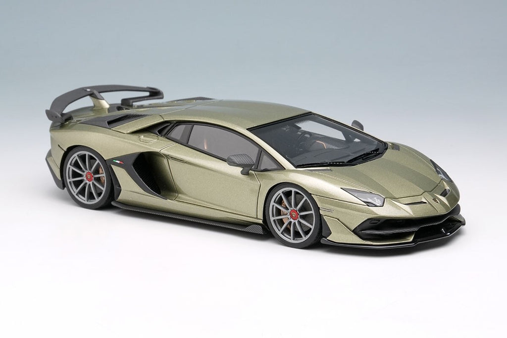 EIDOLON EM513I 1/43 Lamborghini Aventador SVJ 2018 Nireo Wheel Verde Draco