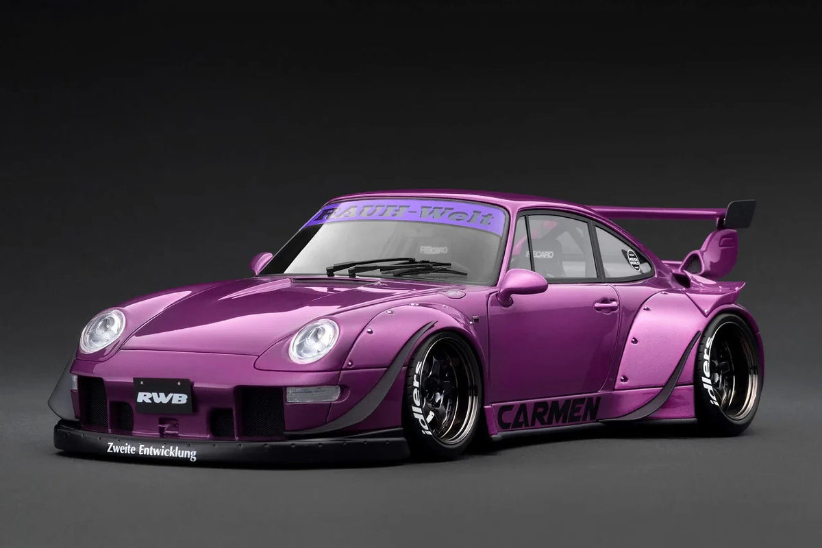 Ignition Model IG3623 1/18 RWB Porsche 993 Purple Metallic Resin