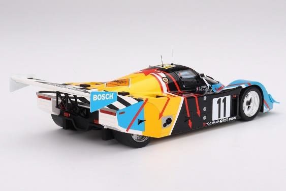 Top Speed TS0472 1/18 Porsche 962 CK6 1990 Le Mans White Art Car #11 Kremer Race
