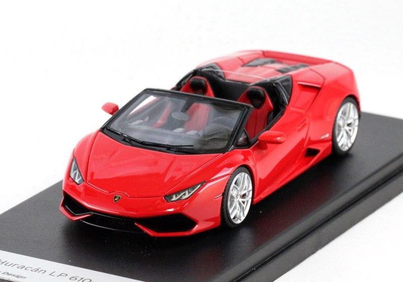 Looksmart LS452F 1/43 Lamborghini Huracan LP610-4 Spyder Rosso Mars Pearl Red